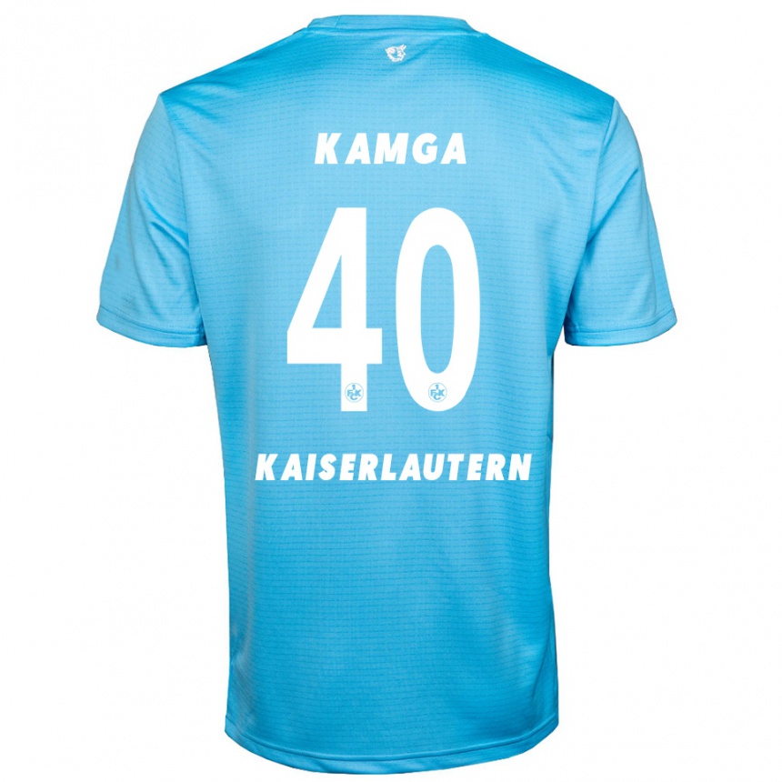 נשים כדורגל אניס ואוקלן קאמגה #40 תכלת לבן חולצת שוער 2025/26