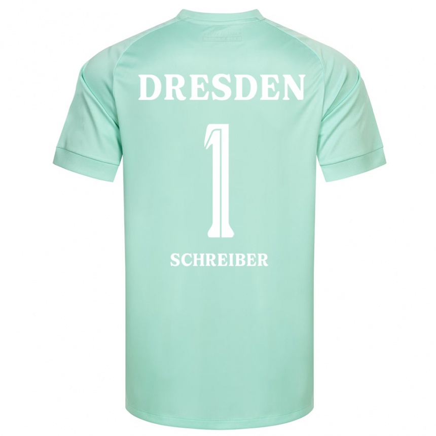 נשים כדורגל טים שרייבר #1 ירוק בהיר לבן חולצת שוער 2025/26