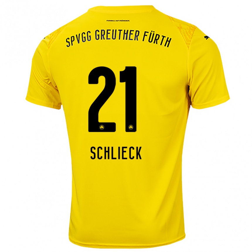 נשים כדורגל טימו שליק #21 צהוב שחור חולצת שוער 2025/26