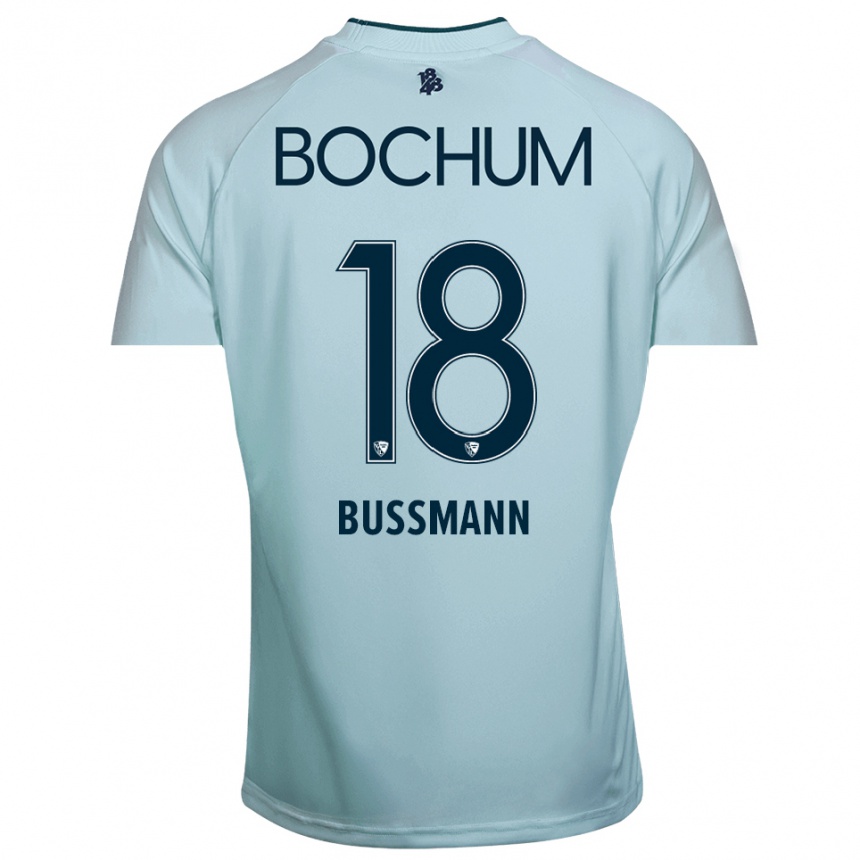 נשים כדורגל בנג׳מין בוסמן #18 ציאן-כחול חולצת שוער 2025/26