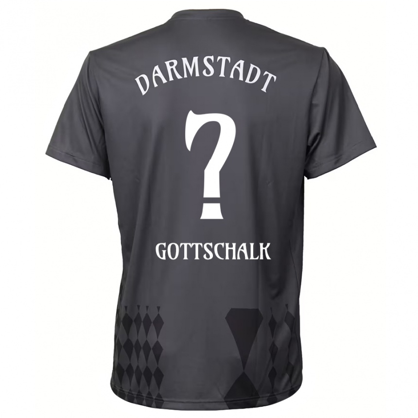 נשים כדורגל טיאן גוטשאלק #0 אפור כהה חולצת שוער 2025/26