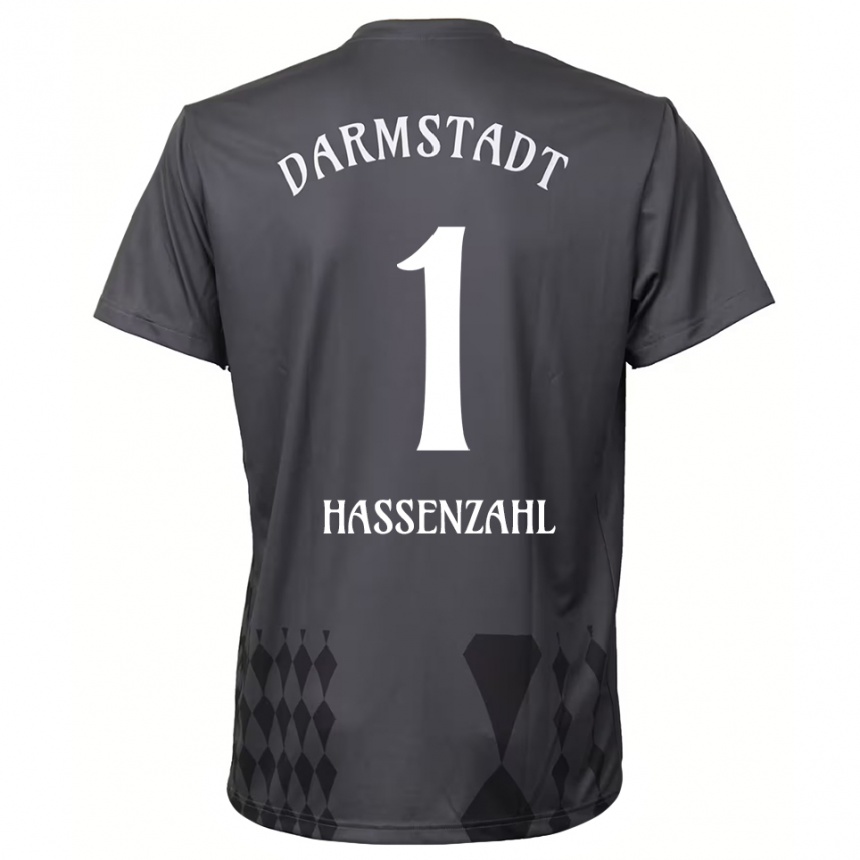 נשים כדורגל לאון האסנזל #1 אפור כהה חולצת שוער 2025/26