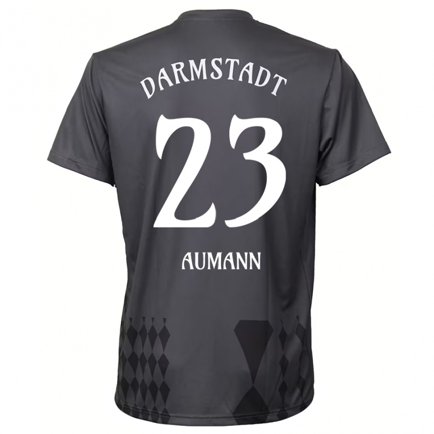 נשים כדורגל Emil Aumann #23 אפור כהה חולצת שוער 2025/26