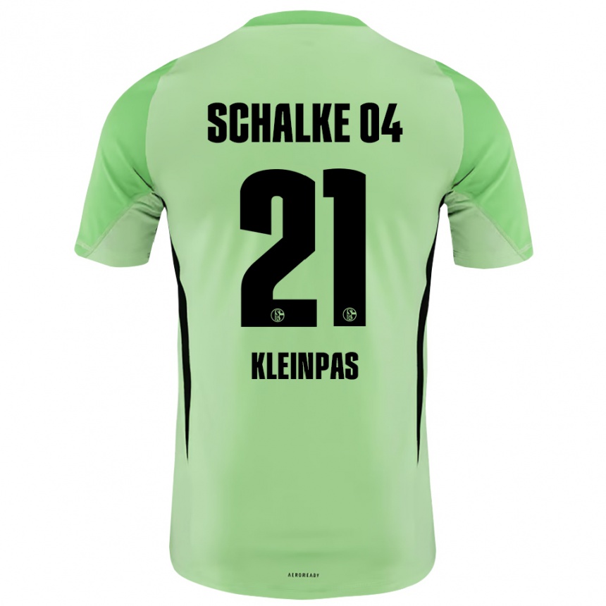 נשים כדורגל Sophie Kleinpas #21 ירוק בהיר שחור חולצת שוער 2025/26