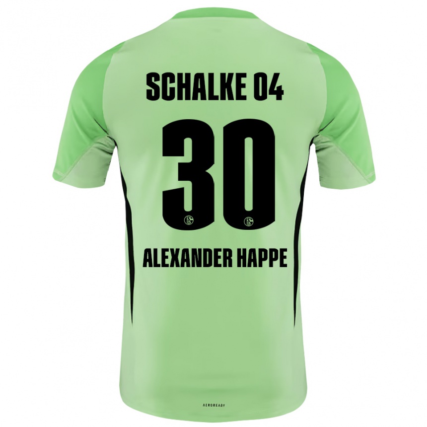 נשים כדורגל לוקה אלכסנדר האפה #30 ירוק בהיר שחור חולצת שוער 2025/26