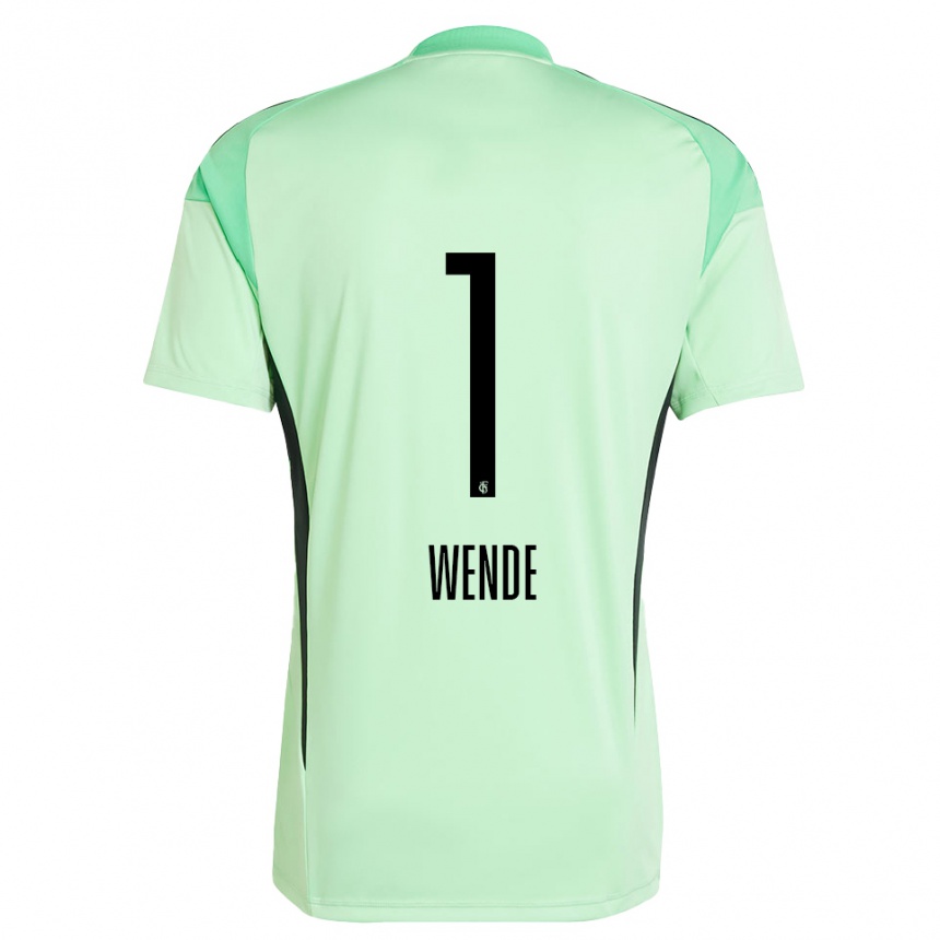 נשים כדורגל יוהנה וונדה #1 ירוק בהיר שחור חולצת שוער 2025/26