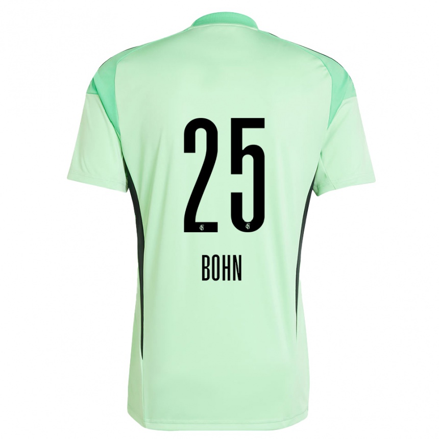 נשים כדורגל Etienne Bohn #25 ירוק בהיר שחור חולצת שוער 2025/26