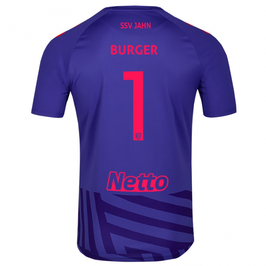 נשים כדורגל Gabriel Burger #1 כחול רויאל אדום חולצת שוער 2025/26