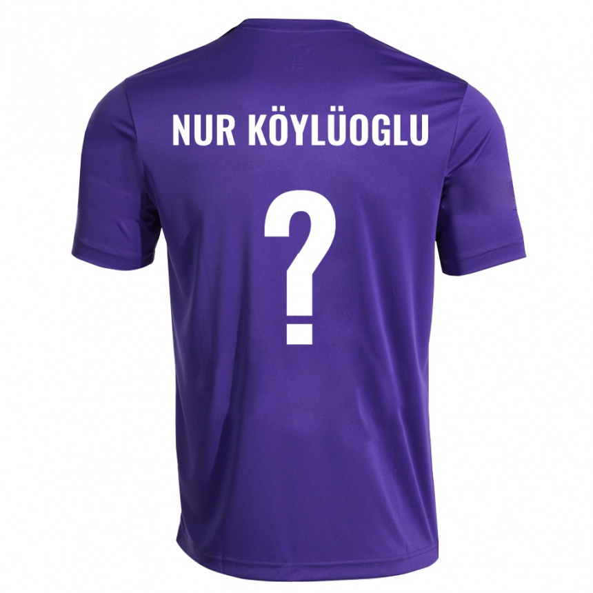 נשים כדורגל Zehra Nur Köylüoglu #0 סגול לבן חולצת שוער 2025/26