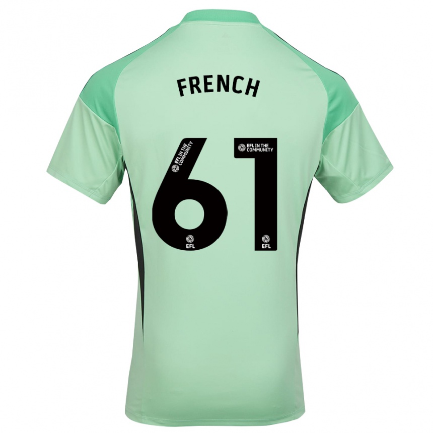 נשים כדורגל Harry French #61 ירוק בהיר שחור חולצת שוער 2025/26