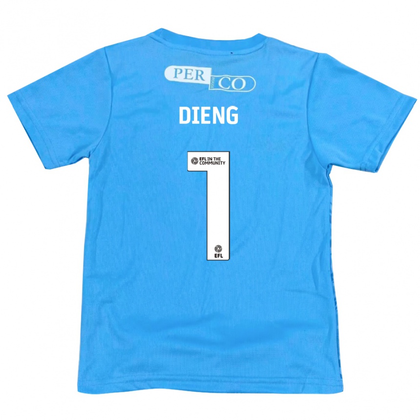 נשים כדורגל סני דיאנג #1 כחול לבן חולצת שוער 2025/26