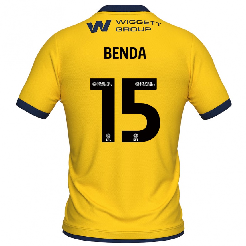 נשים כדורגל סטיבן בנדה #15 צהוב שחור חולצת שוער 2025/26