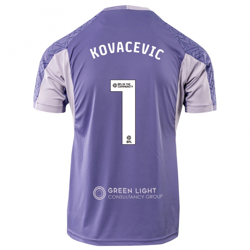 נשים כדורגל ולאדן קובאצ'ביץ' #1 סגול בהיר חולצת שוער 2025/26