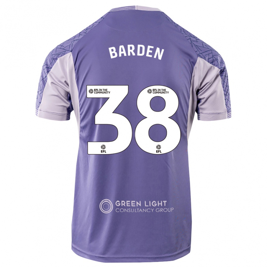 נשים כדורגל דניאל בארדן #38 סגול בהיר חולצת שוער 2025/26