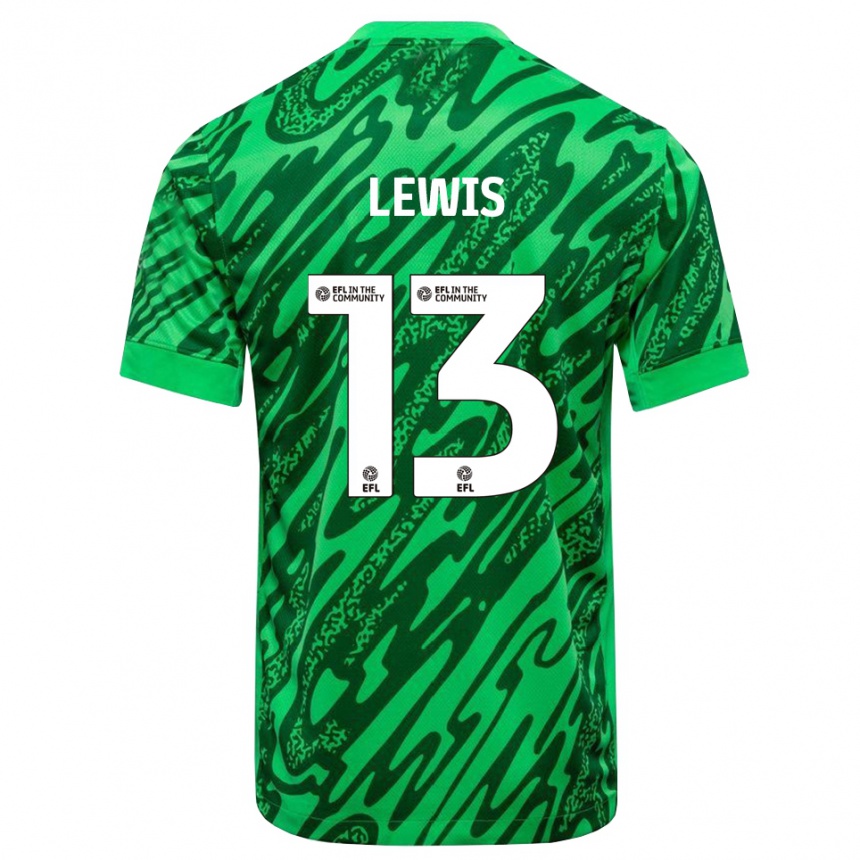 נשים כדורגל Karl Lewis #13 ירוק יער חולצת שוער 2025/26