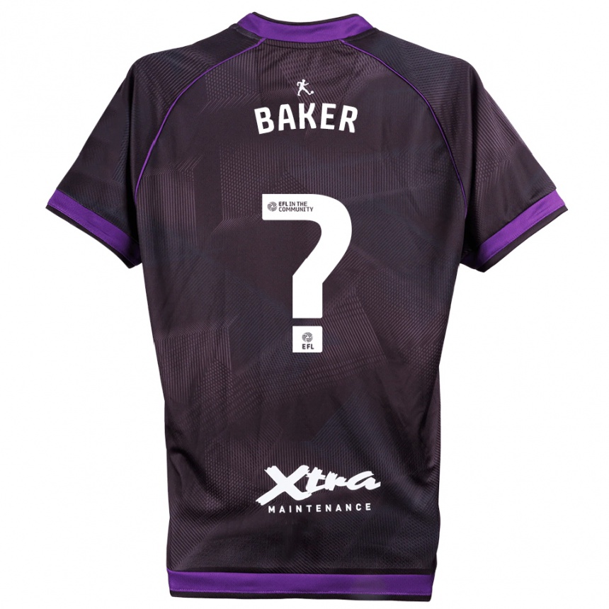 נשים כדורגל Faye Baker #0 סגול לבן חולצת שוער 2025/26