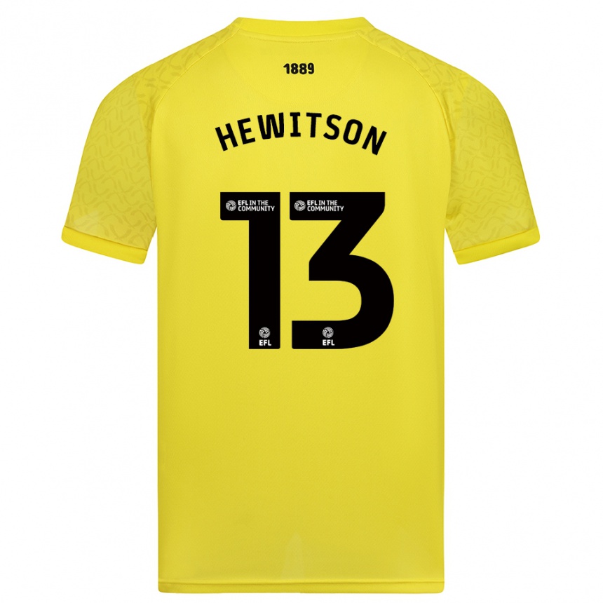 נשים כדורגל קובי הוויטסון #13 שחור צהוב חולצת שוער 2025/26