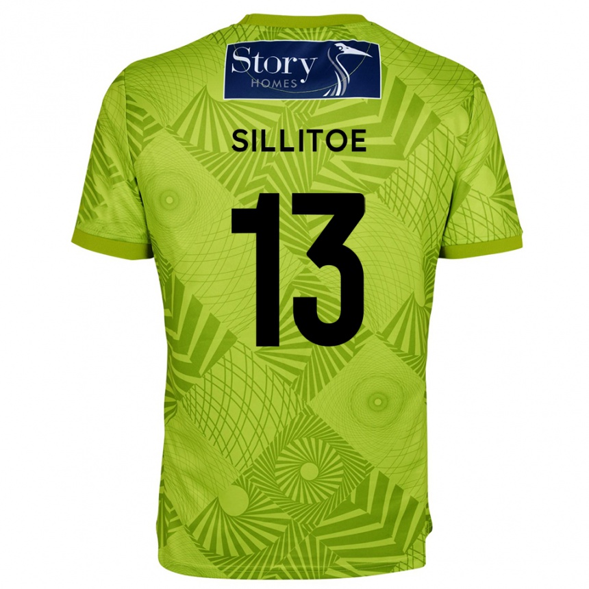 נשים כדורגל קייסי סיליטו #13 ירוק צהוב חולצת שוער 2025/26