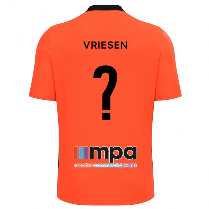 נשים כדורגל פביאן וריזן #0 כתום שחור חולצת שוער 2025/26