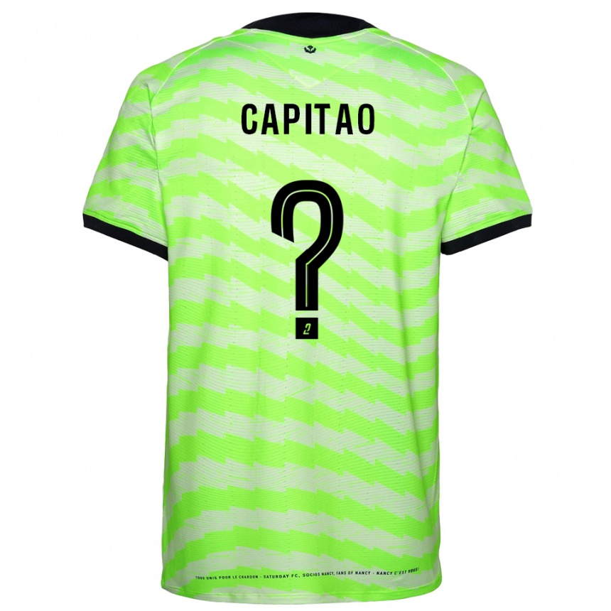 נשים כדורגל Maud Capitao #0 ירוק ניאון חולצת שוער 2025/26