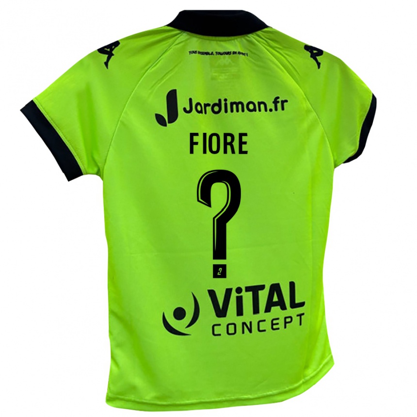 נשים כדורגל Kévin Fiore #0 ירוק ניאון חולצת שוער 2025/26