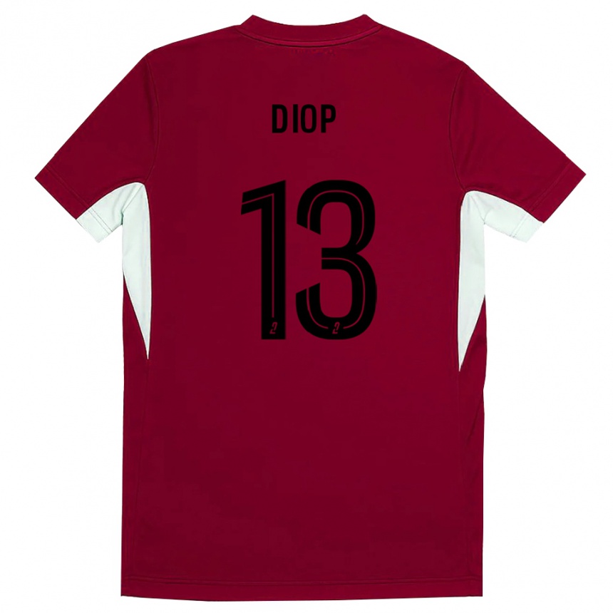 נשים כדורגל Mamadou Diop #13 שחור אדום חולצת שוער 2025/26