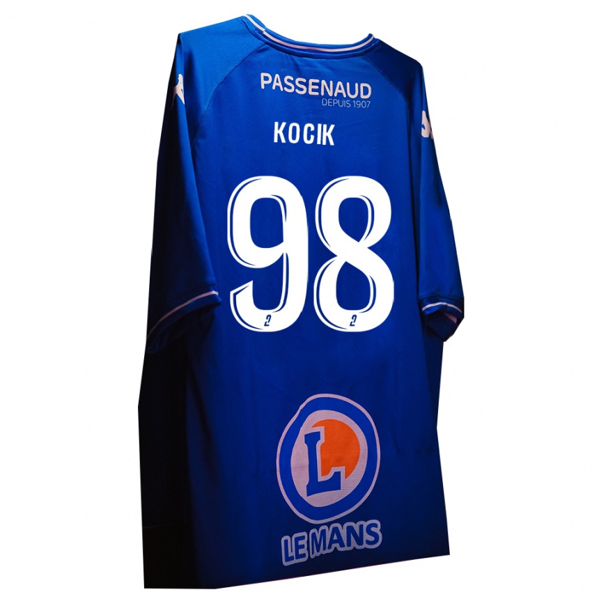 נשים כדורגל ניקולס קוציק #98 לבן כחול מלכותי חולצת שוער 2025/26