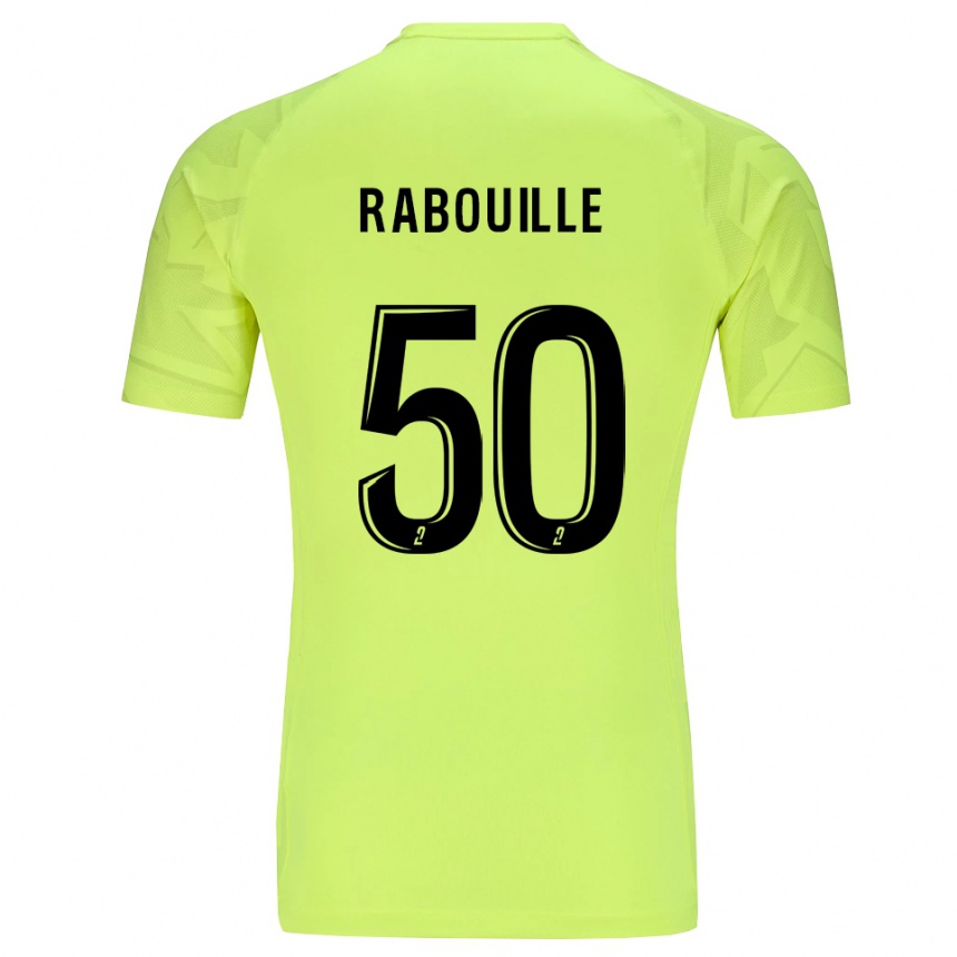 נשים כדורגל ולנטין רבוויל #50 ירוק ניאון חולצת שוער 2025/26