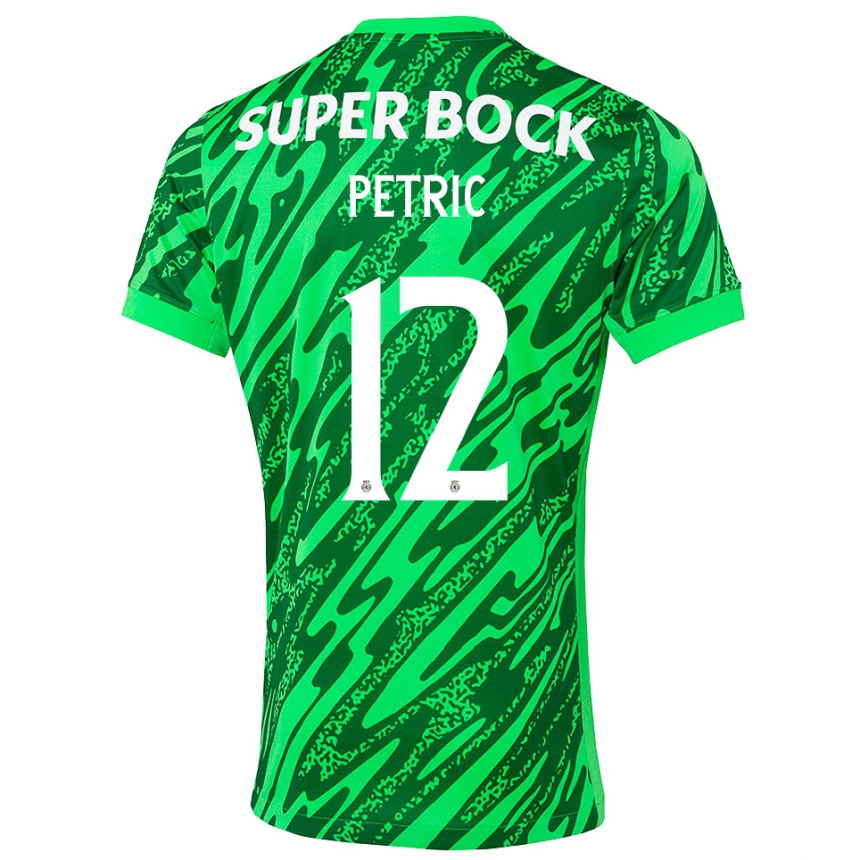 נשים כדורגל לוקה פטריץ׳ #12 ירוק לבן חולצת שוער 2025/26