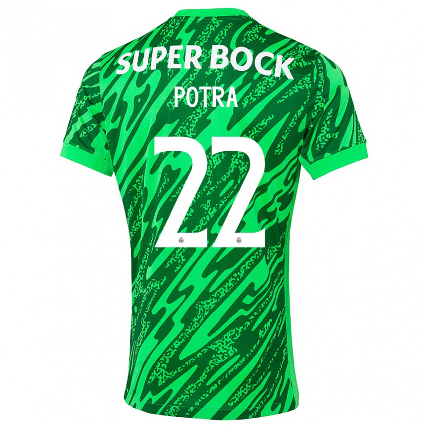 נשים כדורגל קתרינה סופיה ברנקו פוטרה #22 ירוק לבן חולצת שוער 2025/26
