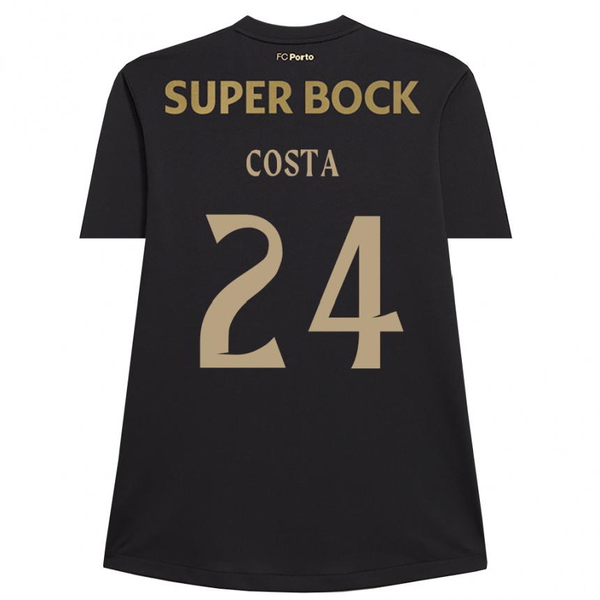 נשים כדורגל ז'ואאו קוסטה #24 שחור חום חולצת שוער 2025/26