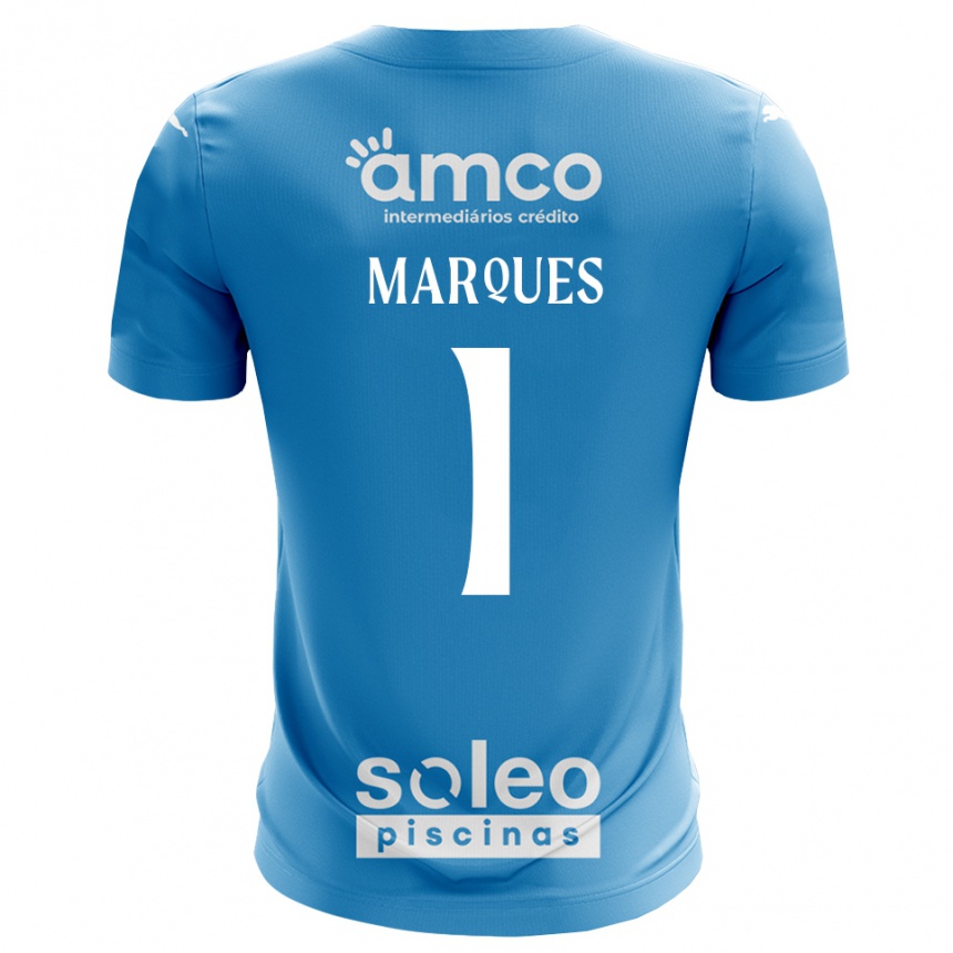 נשים כדורגל André Marques #1 כחול לבן חולצת שוער 2025/26