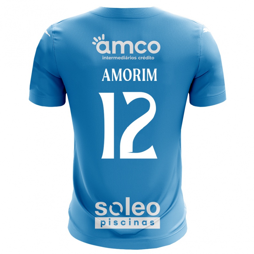 נשים כדורגל Renato Amorim #12 כחול לבן חולצת שוער 2025/26