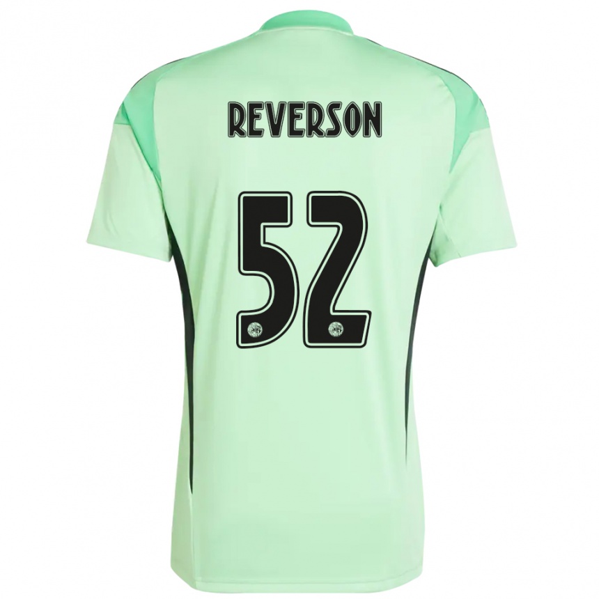 נשים כדורגל פול פיטרס רוורסון #52 ירוק בהיר שחור חולצת שוער 2025/26