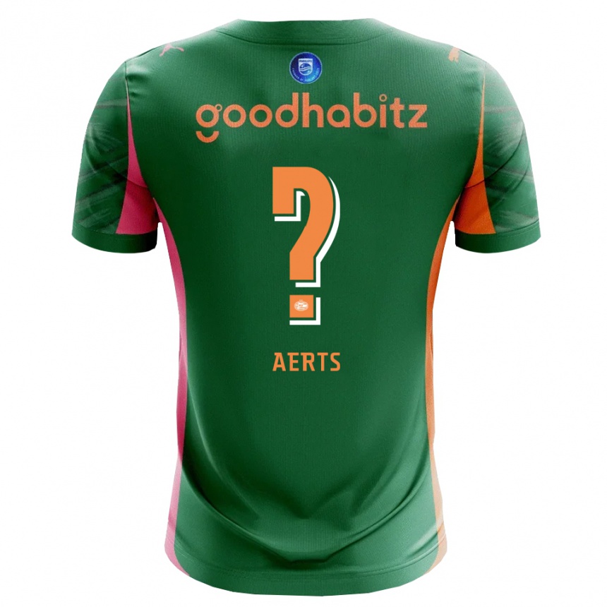 נשים כדורגל Jim Aerts #0 ירוק כתום חולצת שוער 2025/26