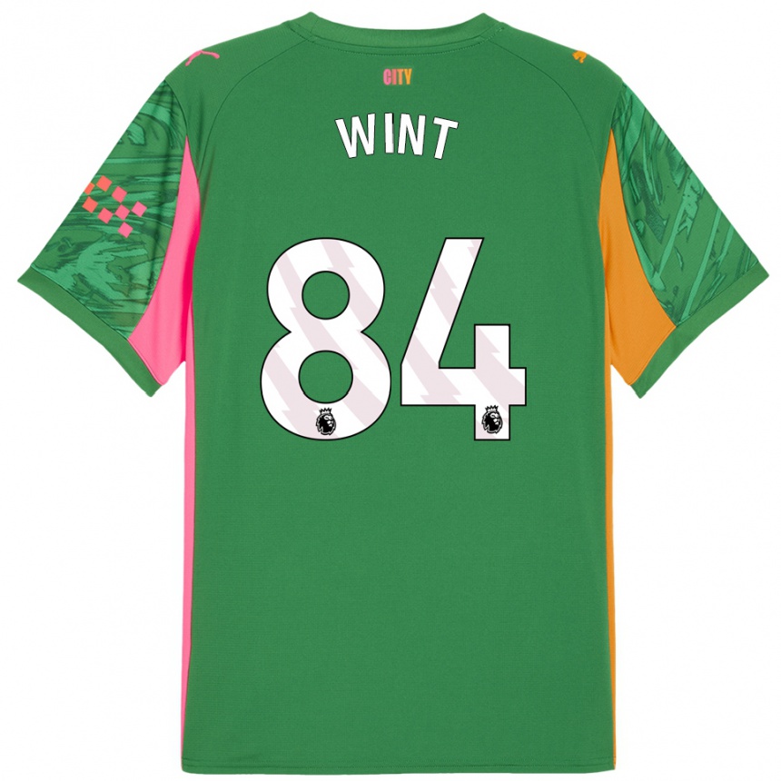 נשים כדורגל ג'ק תומאס צ'ארלס וינט #84 ירוק כתום חולצת שוער 2025/26