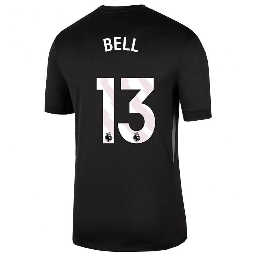 נשים כדורגל Toby Bell #13 שחור לבן חולצת שוער 2025/26