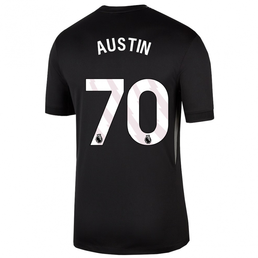 נשים כדורגל Jack Austin #70 שחור לבן חולצת שוער 2025/26