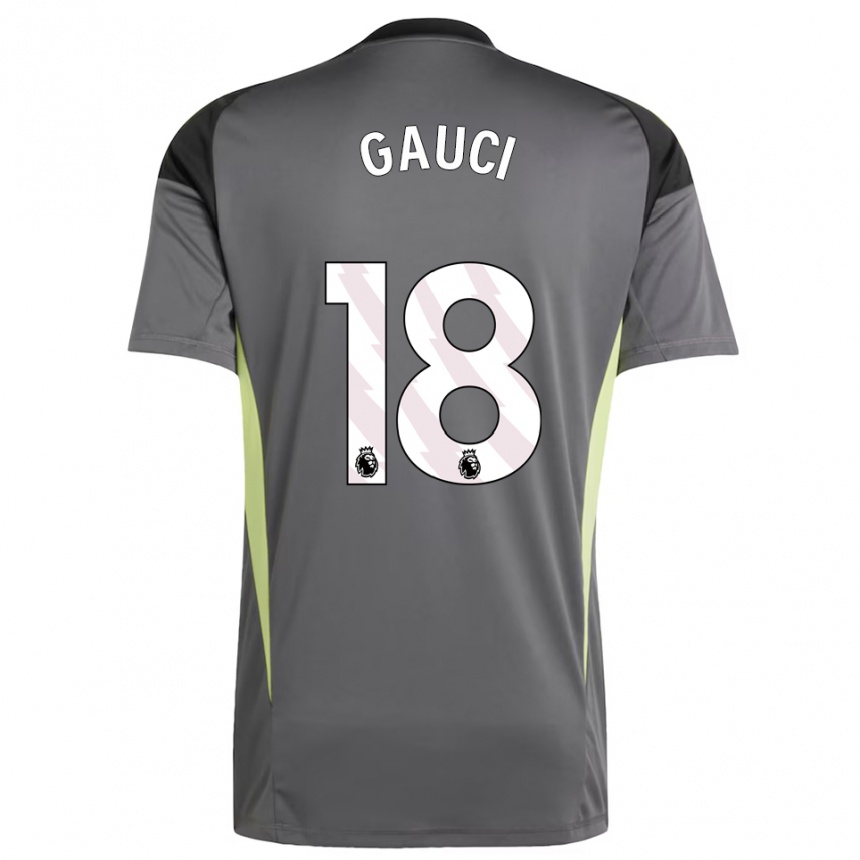 נשים כדורגל ג'ו גאוסי #18 אפור כהה שחור חולצת שוער 2025/26