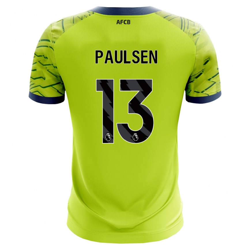 נשים כדורגל אלכס פאולסן #13 ירוק צהוב חולצת שוער 2025/26