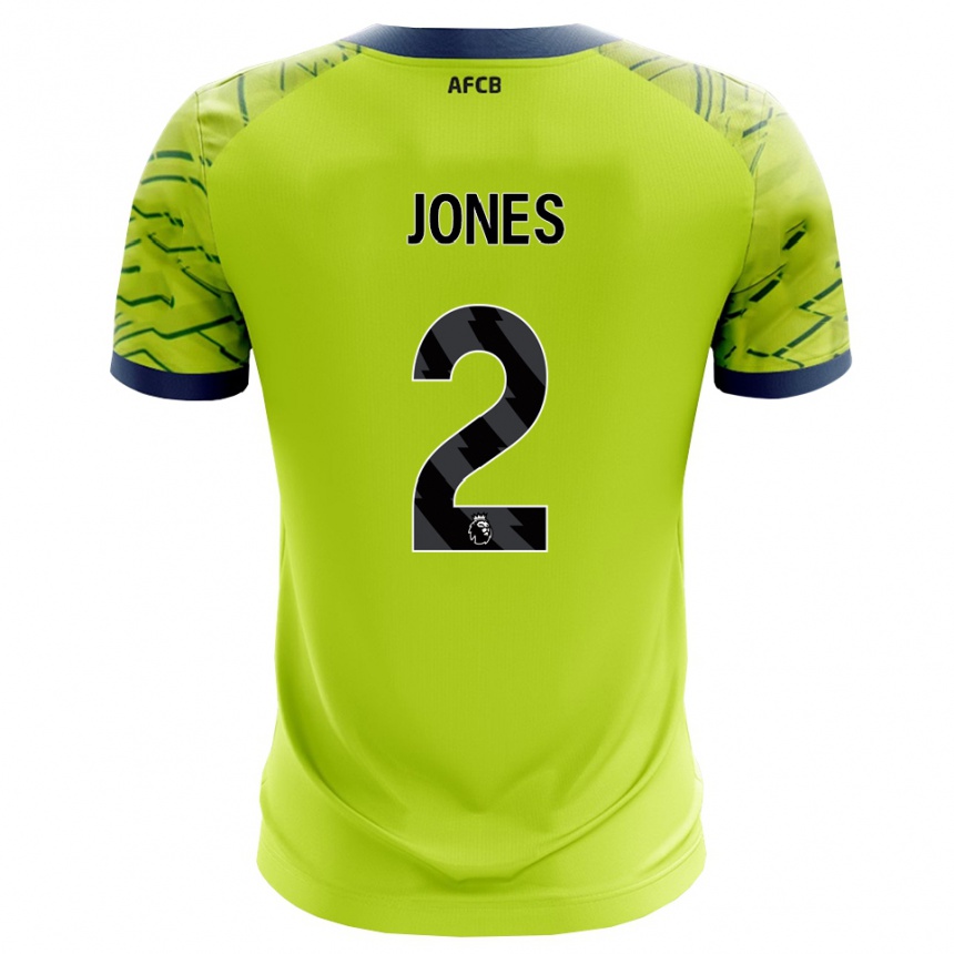 נשים כדורגל Abby Jones #2 ירוק צהוב חולצת שוער 2025/26