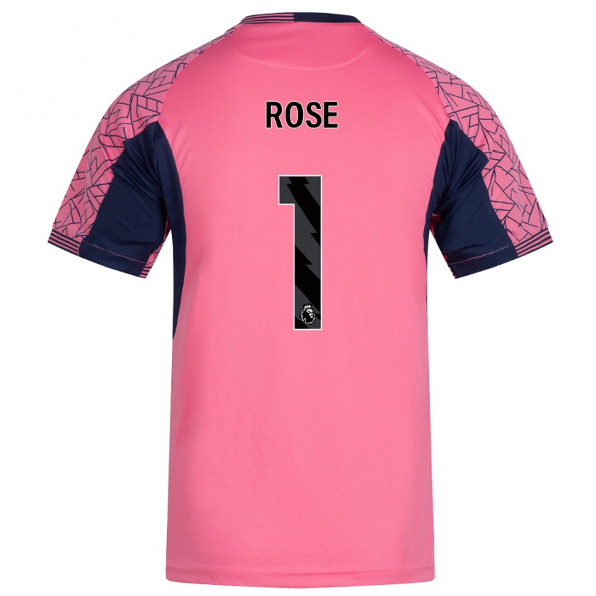 נשים כדורגל Reggie Rose #1 ורוד שחור חולצת שוער 2025/26