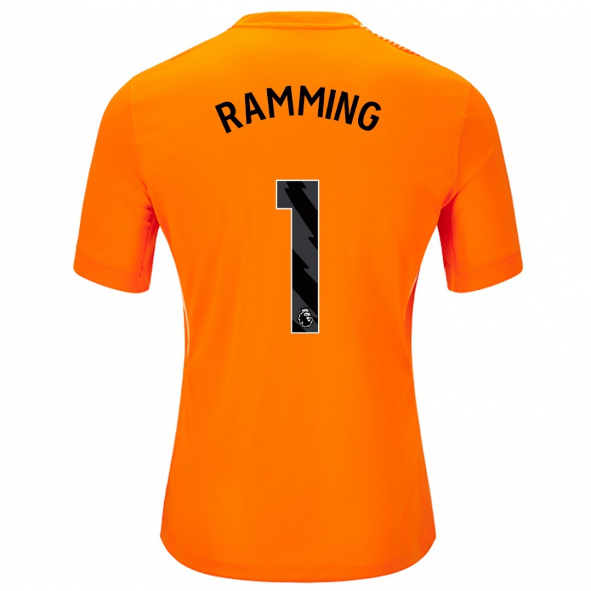 נשים כדורגל נילס ראמינג #1 כתום שחור חולצת שוער 2025/26