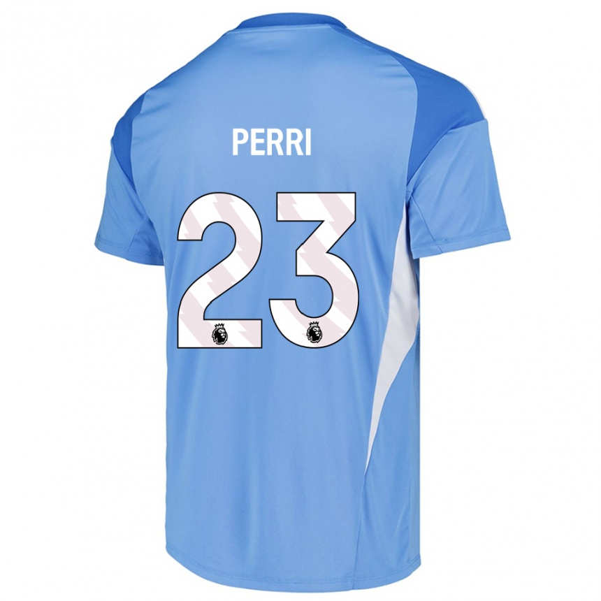 נשים כדורגל לוקאס פרי #23 כחול שמיים לבן חולצת שוער 2025/26
