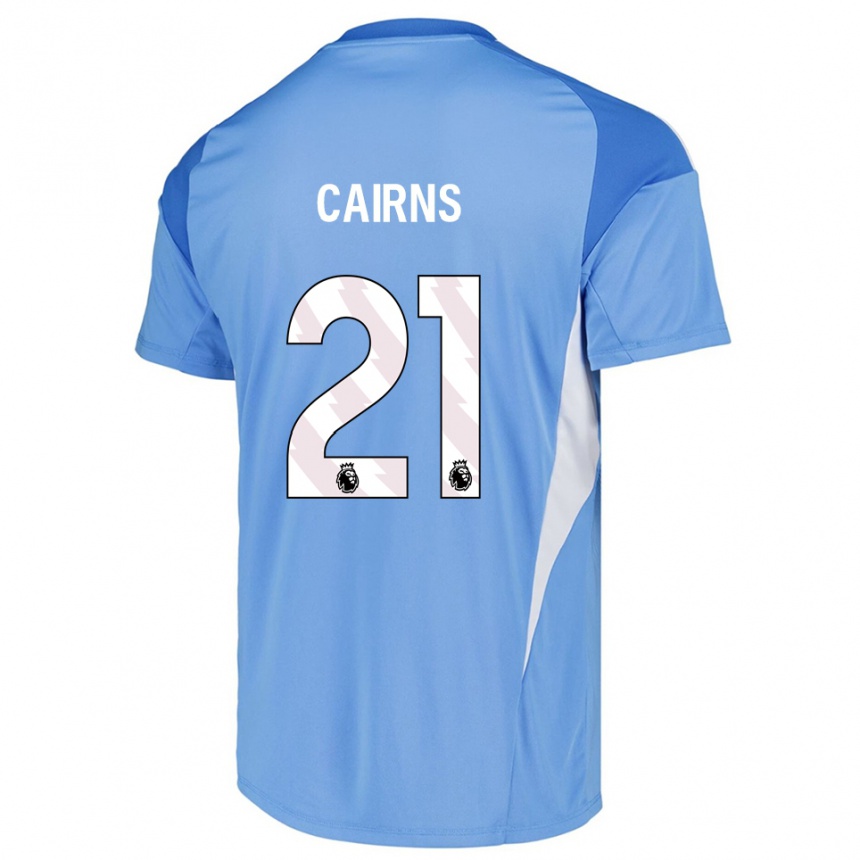 נשים כדורגל אלכס קיירנס #21 כחול שמיים לבן חולצת שוער 2025/26