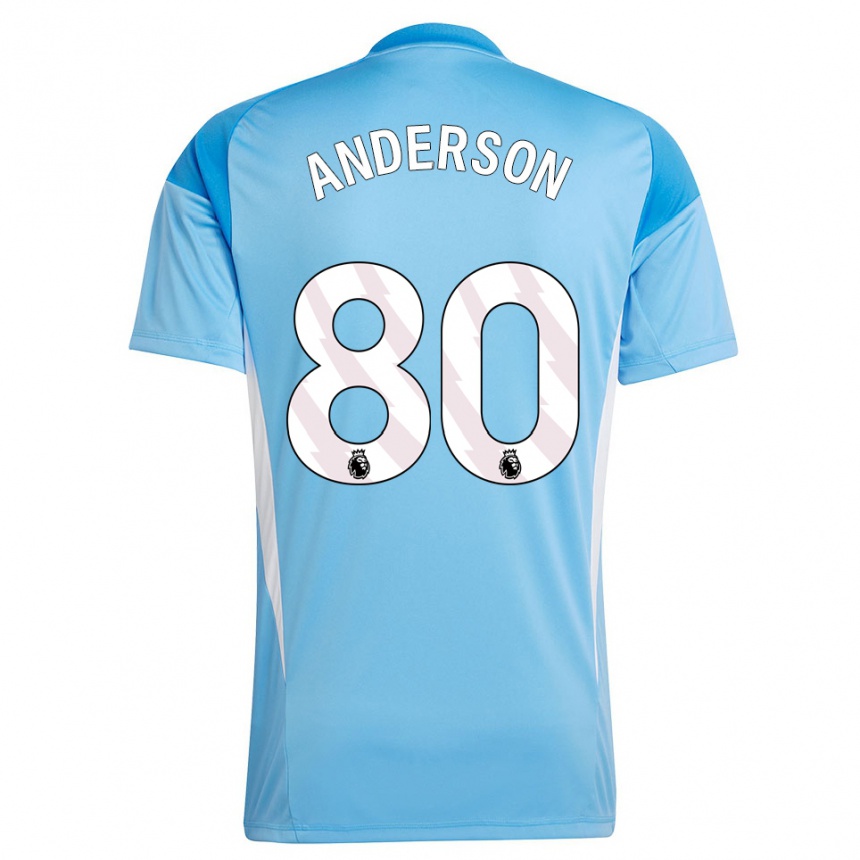 נשים כדורגל וויל אנדרסון #80 כחול לבן חולצת שוער 2025/26