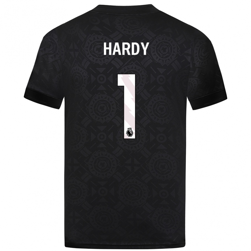 נשים כדורגל George Hardy #1 שחור לבן חולצת שוער 2025/26