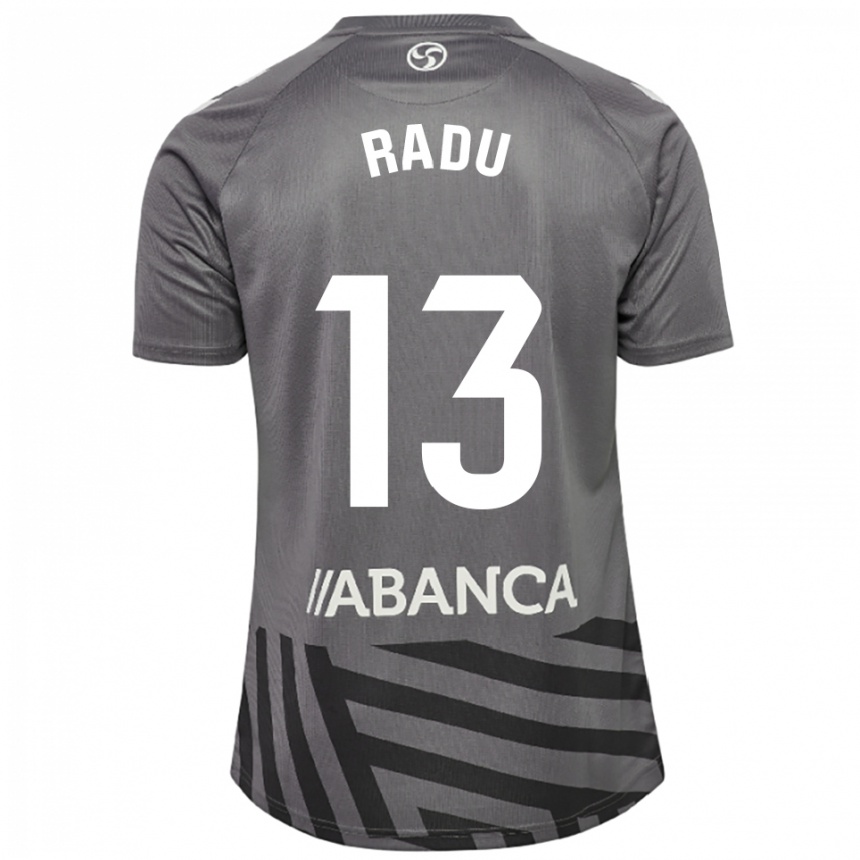 נשים כדורגל יונוץ ראדו #13 אפור כהה שחור חולצת שוער 2025/26