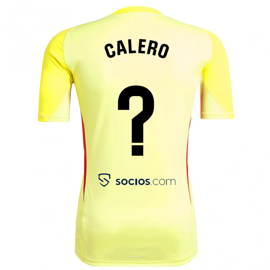 נשים כדורגל ג'וזמה קאלרו #0 צהוב אדום שחור חולצת שוער 2025/26