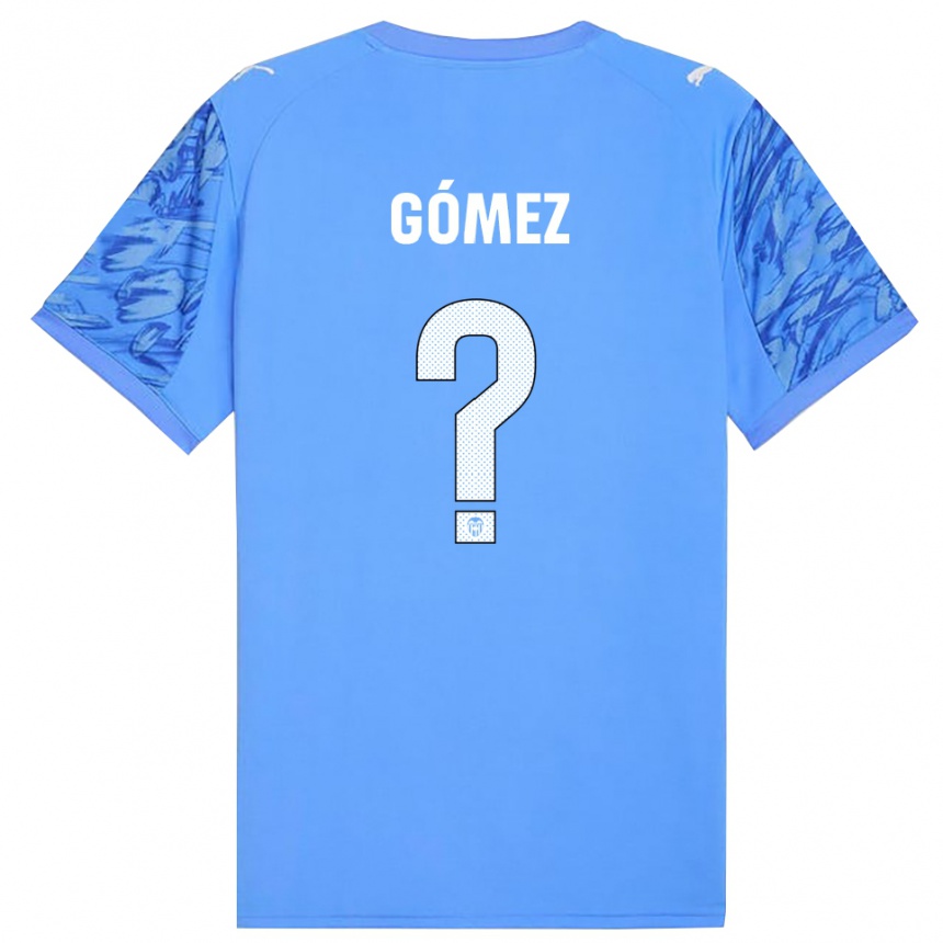 נשים כדורגל Alain Gómez #0 כחול לבן חולצת שוער 2025/26